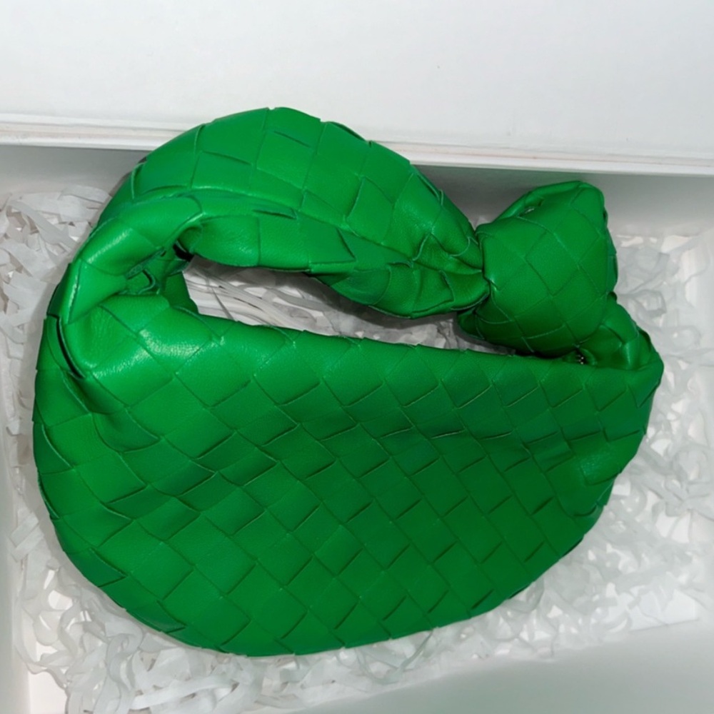 Bottega Veneta Green Woven Bag